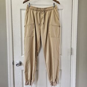 Unbranded Men's Tan Pull-on Lounge Jogger Style Pants Size Large